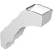 Ekena Millwork 5 1/2-in. W x 18-in. D x 22-in. H Balboa Architectural Grade PVC Knee Brace BRCP055X18X22BOA - alternate 2